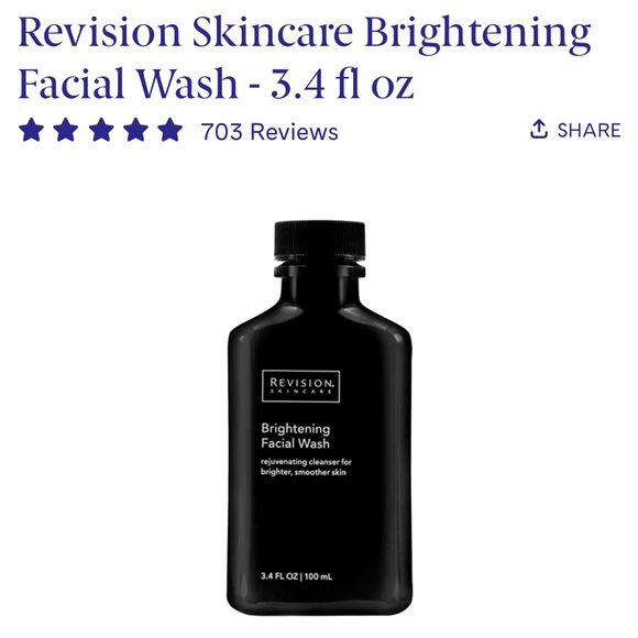 Revision Skincar Other - Revision Skincare Brightening Facial Wash